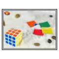 Juguete mágico de rompecabezas mágico cubo cubo cubo de 57 mm